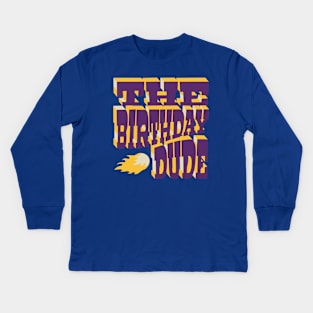 The Birthday Dude Retro 2 Kids Long Sleeve T-Shirt